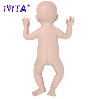 IVITA WG1519 48cm (19inch) 3700g Realist Silicon Păpuși Reborn Copil Nou-născut Nevopsite Neterminate Papusa Moale DIY Gol Jucării Kit