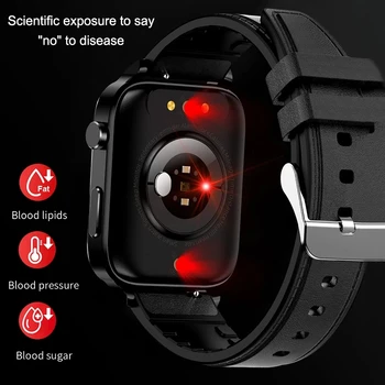 ZODVBOZ AMOLED Ceas Inteligent Bărbați Laser Terapia Asistată de Trei hipertensiune Arterială Monitorizare IP68 rezistent la apa Smartwatch Pentru Xiaomi