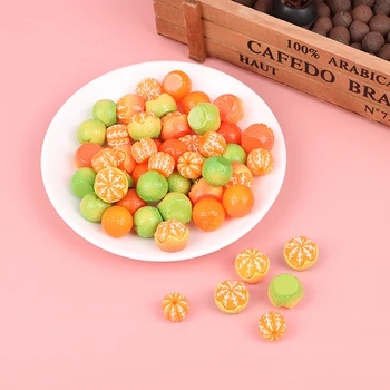 10buc Rășină Minunat Mixt Artificial Fructele de culoare Portocalie Flatback Cabochon Album Kawaii Ornamente DIY Accesorii