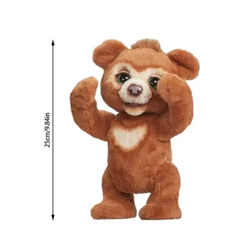25cm Urs Drăguț Jucării pentru Copii Curios Urs Interactive Jucărie de Pluș Acuzat Urs Urs Drăguț de Ziua de nastere Cadouri pentru Copii
