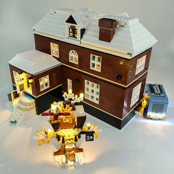 Versiunea de crăciun LED Light Set Pentru 21330 Idei Singur Acasa Casa de Street View Blocuri de Cărămizi Copii Cadouri DIY Jucării Nici un Model