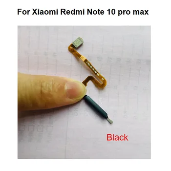 Original Nou Senzor de Amprentă digitală Pentru Xiaomi Redmi Nota 10 PRO Acasă Buton Meniu Touch ID Scanner Panglică Conector Cablu Flex MAX